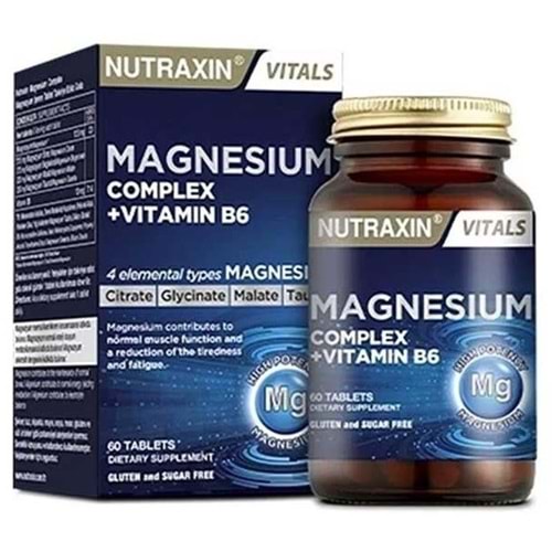 NUTRAXIN MAGNESİUM COMPLEX + VİT. B6 60 TB