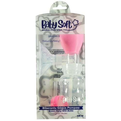 BABYSOFT BİBERONLU GÖGÜZ POMPASI 125 ML