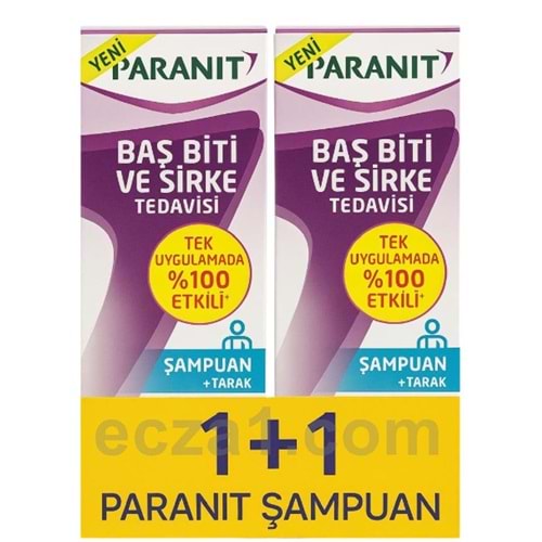 PARANIT BİT ŞAMPUAN 100 ML 2 Lİ PAKET