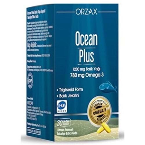 OCEAN PLUS BALIK YAĞI OMEGA 3 1200 MG 30 KAPSÜL