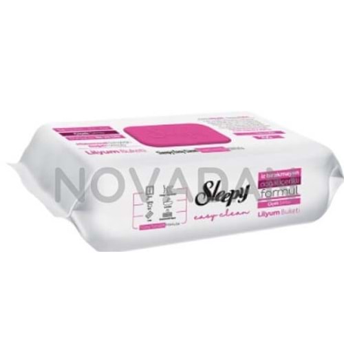 SLEEPY YÜZEY TEMİZLEME HAVLUSU 100 LÜ ( LİLYUM BUKETİ )