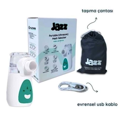 NİMO JAZZ TAŞINABİLİR NEBULİZATÖR MESH ( ULTRASONİK) ( BATARYALI ) ( NBM-5B )