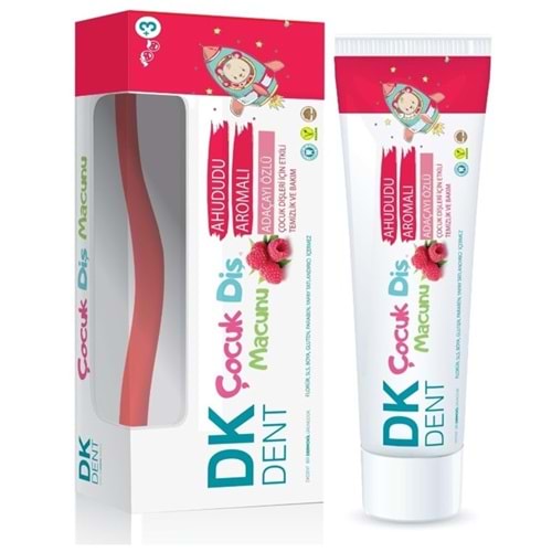 DK DENT DERMOKİL ÇOCUK DİŞ MACUNU 50 ML + FIRÇA HEDİYELİ