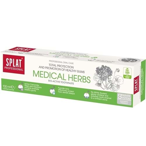 SPLAT DİŞ MACUNU MEDİCAL HERBS 100 ML ( DİŞ ETİ BAKIMI )