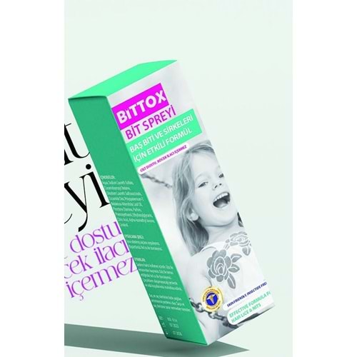 BİTTOX BİT SPREYİ 100 ML PLASTİK TARAK HEDİYELİ