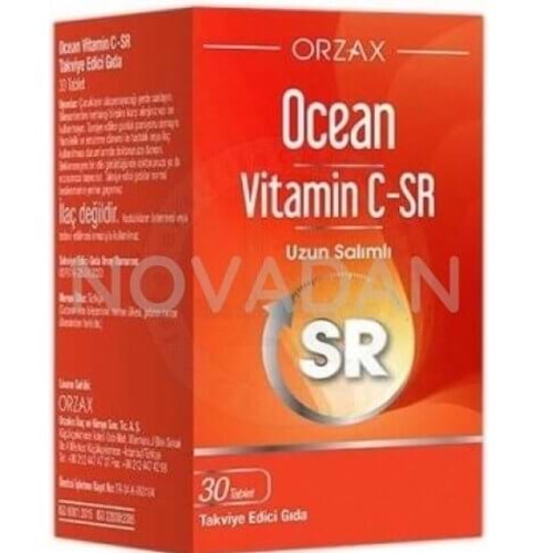 OCEAN VİTAMİN C-SR 500 MG 30 TABLET