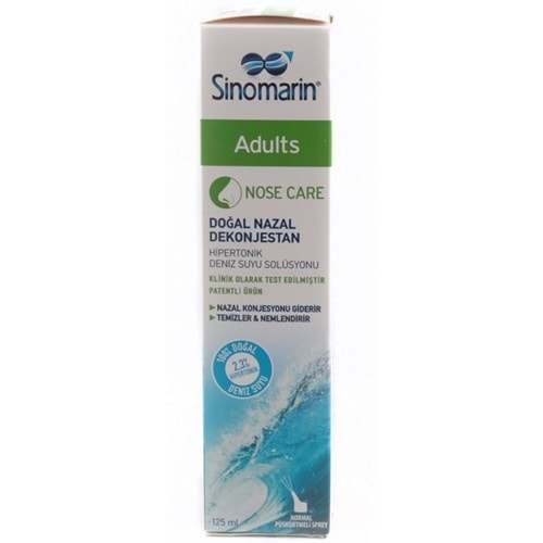 SİNOMARİN ADULTS DENİZ SUYU 125 ML ( YETİŞKİN )