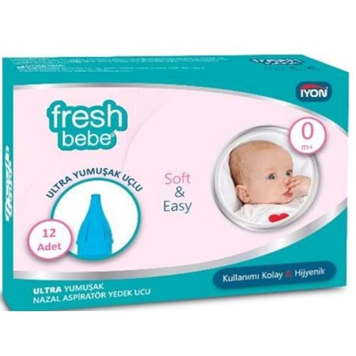 NAZAL YEDEK UÇ ASPİRATÖR 12 ADET FRESH BEBE