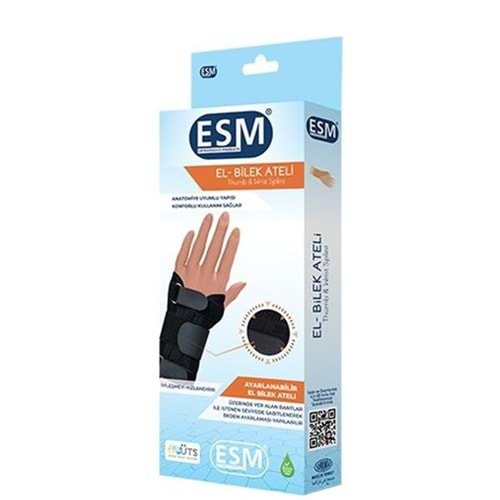 ESM NEOPREN EL BİLEK ATELİ ÇİFT TARAFLI ( BEDENSİZ )