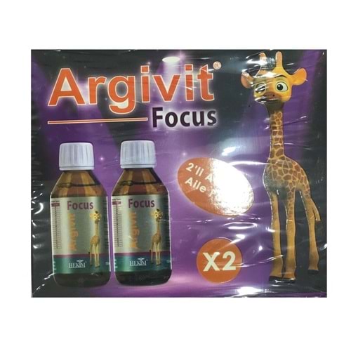 ARGİVİT FOCUS ŞURUP 150 ML AVANTAJ AİLE PAKETİ 2 Lİ PAKET