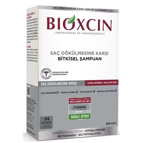 BİOXCİN 300 ML ŞAMPUAN KURU - NORMAL SAÇLAR İÇİN