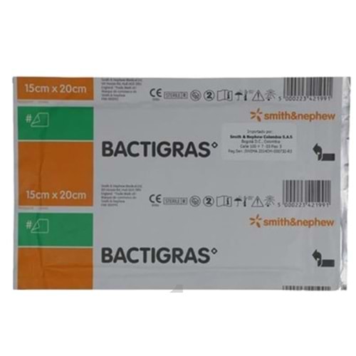 BACTIGRAS ANTISEPTIK TÜL SARGI 15 CM*20 CM