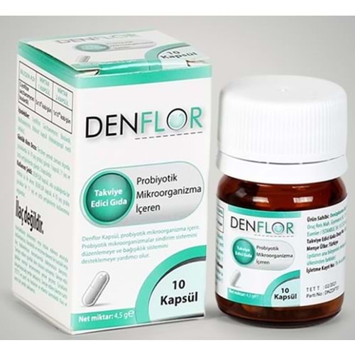 DENFLOR PROBİYOTİK 10 KAPSÜL ( REFLOR MUADİLİ )
