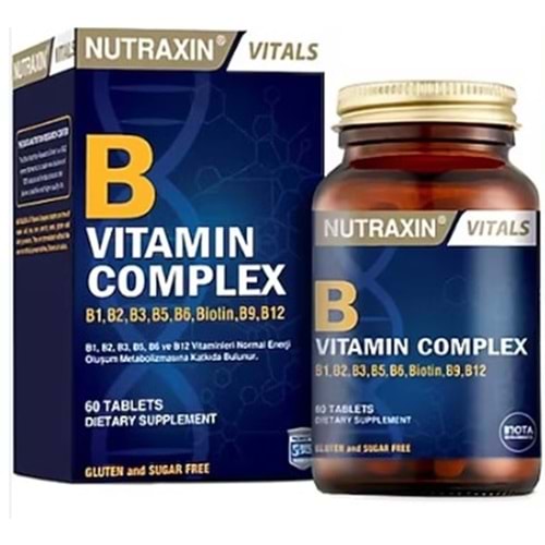 NUTRAXİN B COMPLEX VİTAMİN 60 KAPSÜL