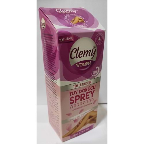 CLEMY TÜY DÖKÜCÜ SPREY WOMEN 100 ML ( KADIN ) TÜM CİLTLER İÇİN