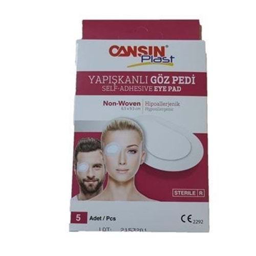 CANSIB PLAST YETİŞKİN GÖZ PEDİ 5 Lİ