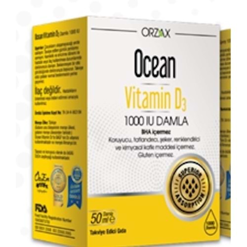 OCEAN VITAMIN D 1000 IU DAMLA