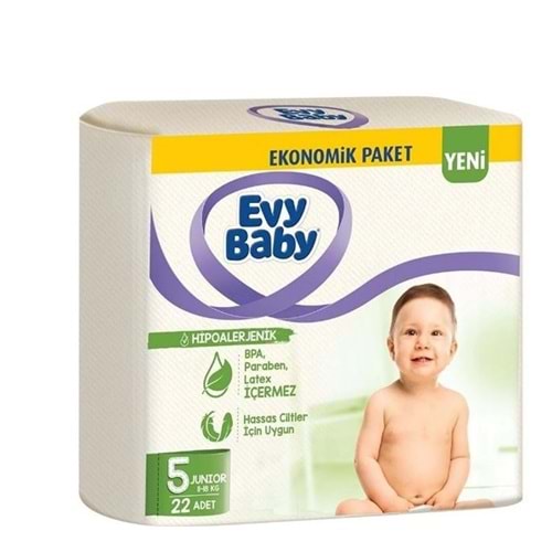 EVY BABY ÇOCUK BEZİ NO:5 44 ADET