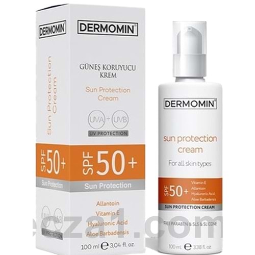 DERMOMİN GÜNEŞ KORUYUCU KREM SPF 50+ UVA + UVB 100 ML