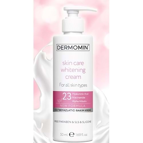 DERMOMİN BEYAZLATICI BAKIM KREMİ 23 SPF 50 ML