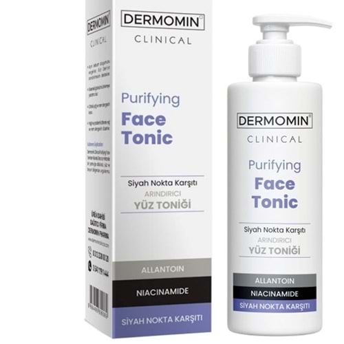 DERMOMİN ARINDIRICI YÜZ TONİĞİ 200 ML ( SİYAH NOKTA KARŞITI )