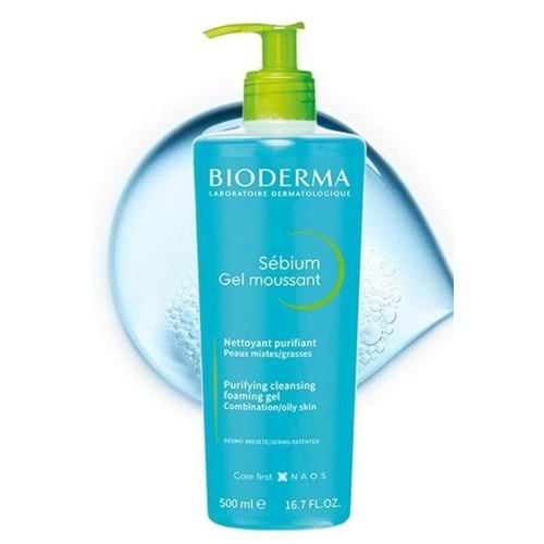 BİODERMA SEBİUM FOAMİNG GEL MOUSSANT 500 ML ( MAVİ )