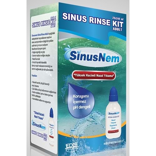 SİNUS RİNSE SİNUSNEM BURUN YIKAMA KİTİ YETİŞKİN