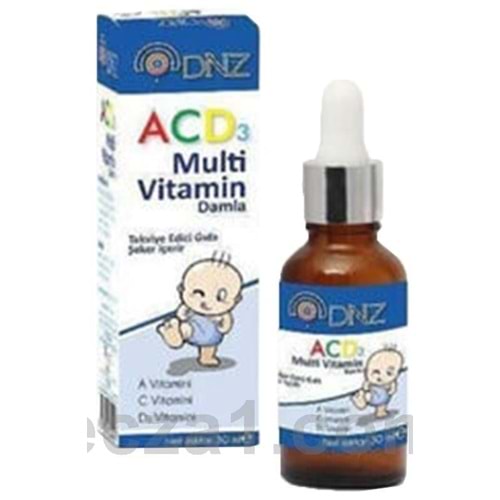 ACD3 VIT 20 ML ORAL DAMLA (BERKO)