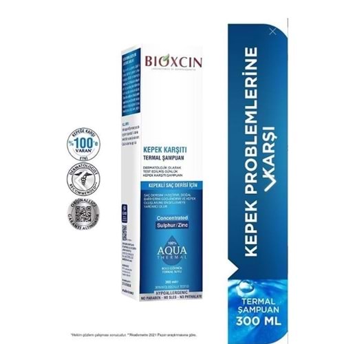 BİOXCIN AQUA THERMAL KEPEK KARŞITI TERMAL ŞAMPUAN 300 ML