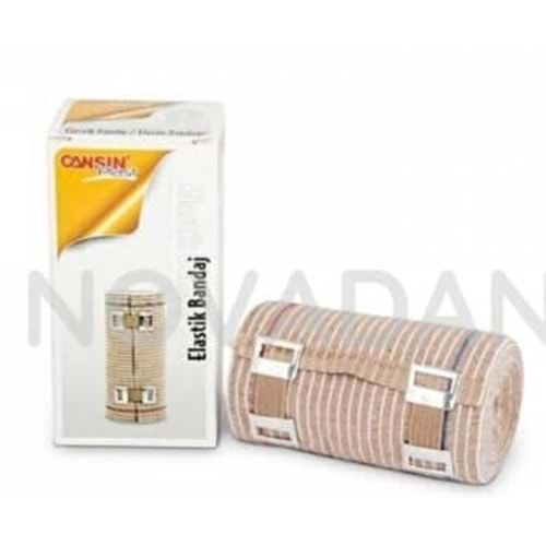 CANSIN PLAST ELASTİK BANDAJ 15 CM ( TEN RENGİ )
