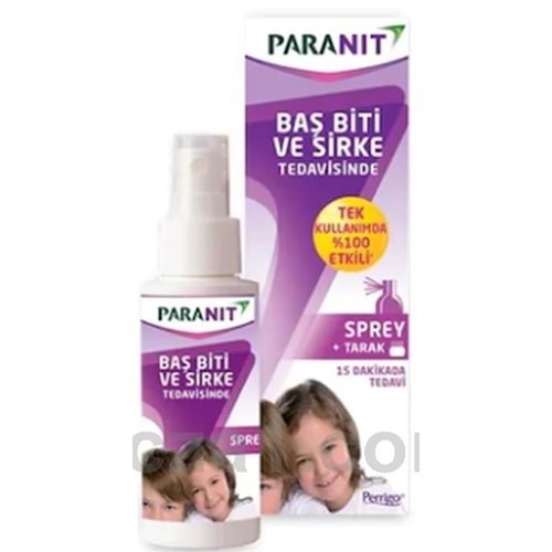 PARANİT BİT SPREYİ 100 ML ( ÇELİK TARAKLI )