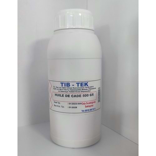 HUİLE DE CADE ARDIÇ KATRAN 500 gr