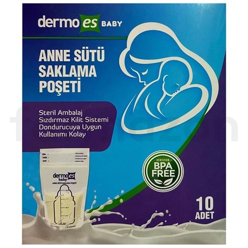 SÜT SAKLAMA POŞETİ 10 Lİ DERMOES