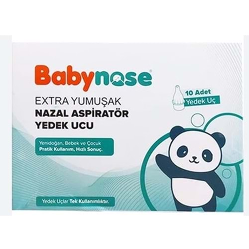 NAZAL ASPİRATOR YEDEK UC 10 LU BABYNOSE