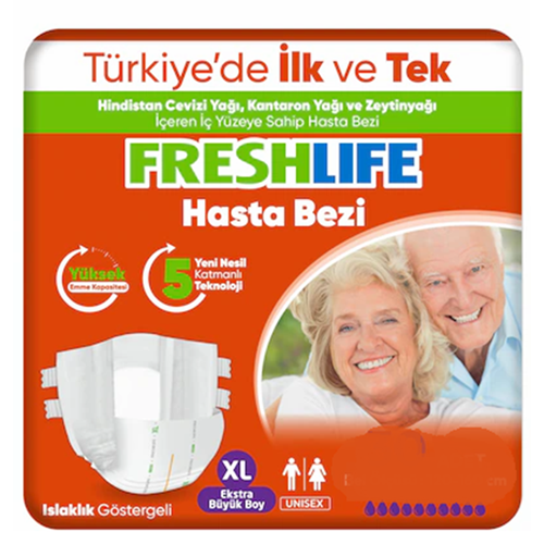 FRESHLIFE EMİCİ HASTA BEZİ KÜLOTLU 30 LU (X LARGE )