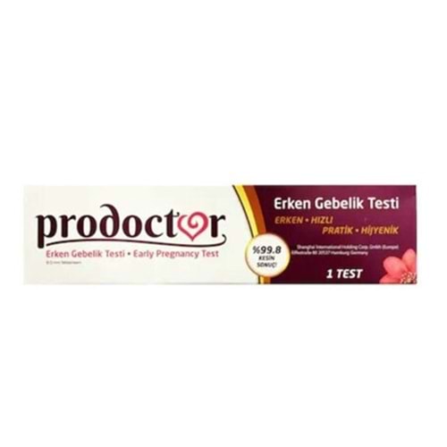 ERKEN GEBELİK TESTİ PRODOCTOR