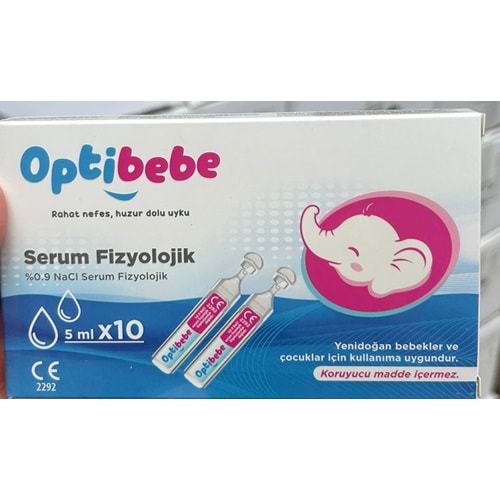 OPTİBEBE SERUM FİZ FLAKON 5*10 ML