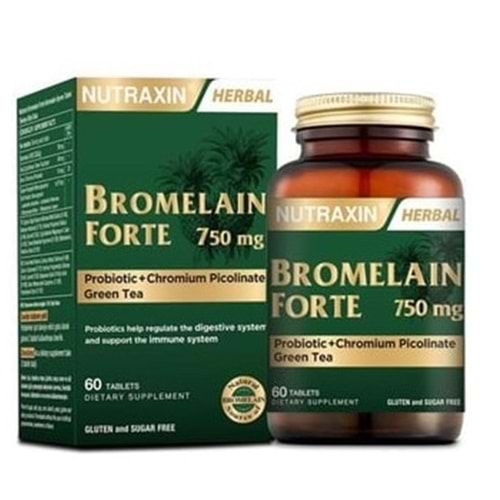 NUTRAXİN BROMELAİN FORTE 60 TABLET