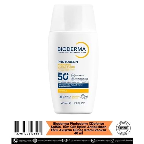BİODERMA PHOTODERM X DEFENSE SPF 50+ 40 ML GÜNEŞ KREMİ ( ANTİOKSİDAN ETKİLİ )