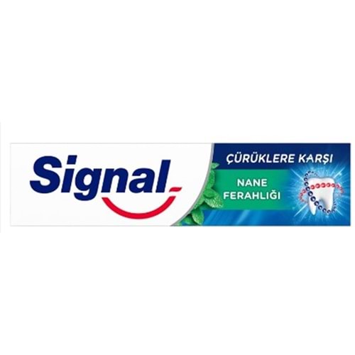 SİGNAL ÇÜRÜKLERE KARŞI NANE FERAHLIĞI DİŞ MACUNU 50 ML