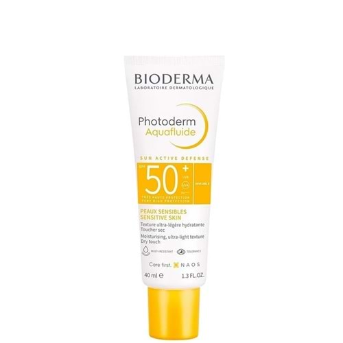 BİODERMA PHOTODERM AqUA FLUİDE INVİSİBLE SPF50+ 40 ML GÜNEŞ KREMİ ( TÜM CİLT TİPLERİ İÇİN )