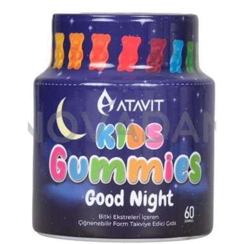 ATAVİT KİDS GUMMİES GOOD NİGT ÇİĞNENEBİLİR FORM / 60 ADET)