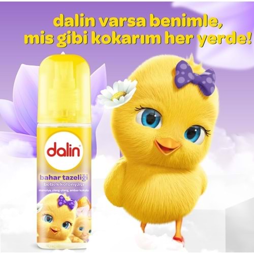 DALİN BEBEK KOLONYASI 150 ML BAHAR TAZELİĞİ