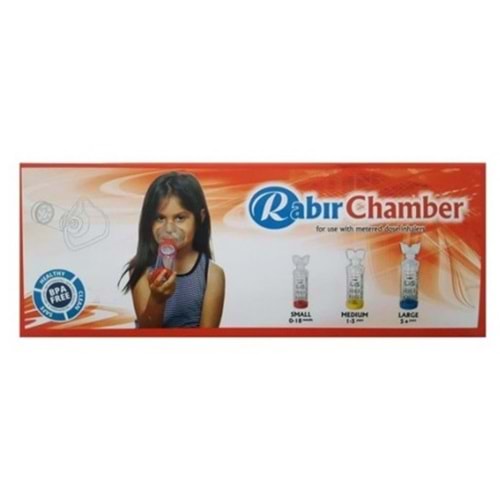 RABİR CHAMBER ( İNHALASYON CİHAZI ) KIRMIZI ( SMAL )