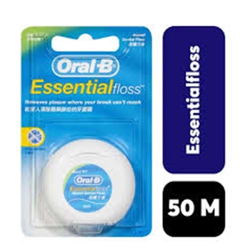 ORAL-B DİŞ İPİ ESSENTİAL FLOSS 50 M