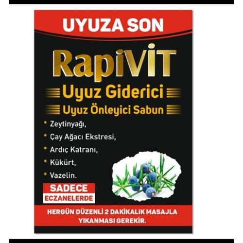 RAPİVİT UYUZ GİDERİCİ SABUN 100 GR