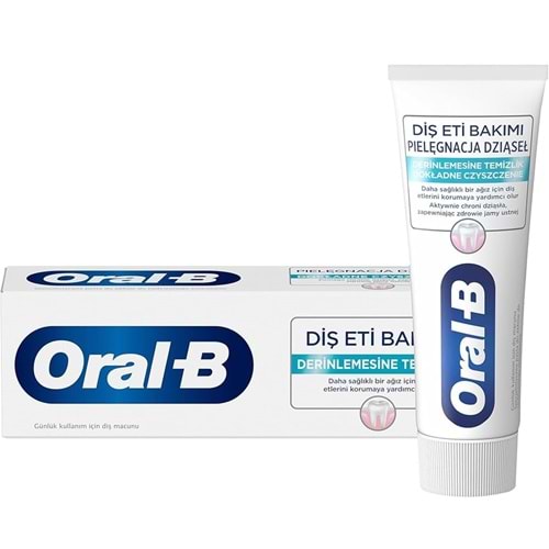ORAL-B DİŞ MACUNU DERİNLENMESİNE TEMİZLİK 65 ML