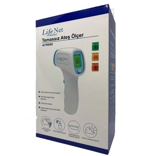 LİFE NET TEMASSIZ ATEŞ ÖLÇER FR 880