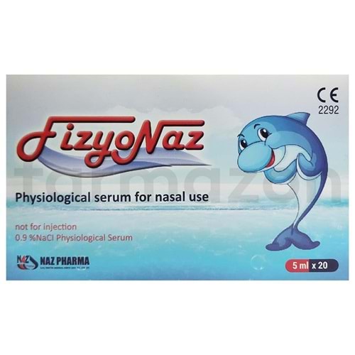 FİZYONAZ SERUM FİZYOLOJİK 5ML 20 FLAKON