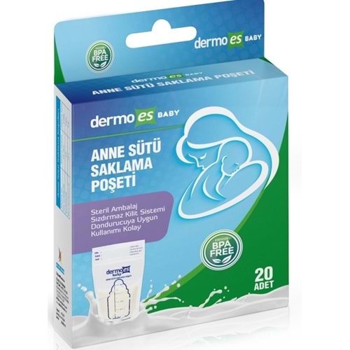 SÜT SAKLAMA POŞETİ 20 Lİ DERMOES